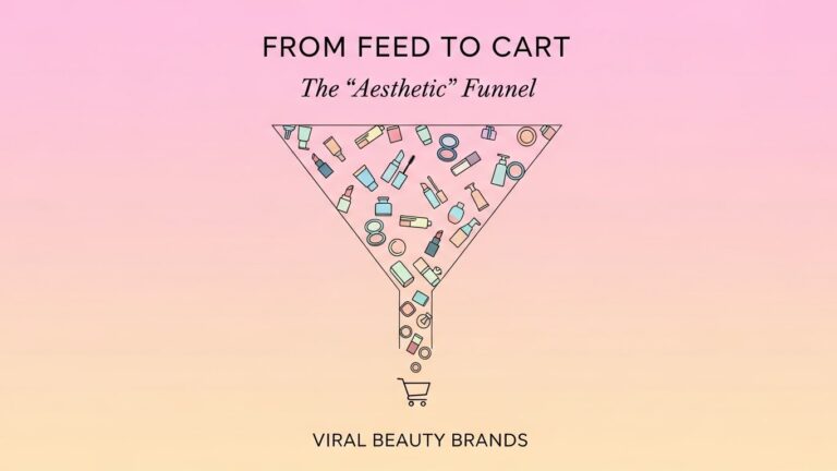 From Feed to Cart The 'Aesthetic' Funnel for Viral Beauty Brands