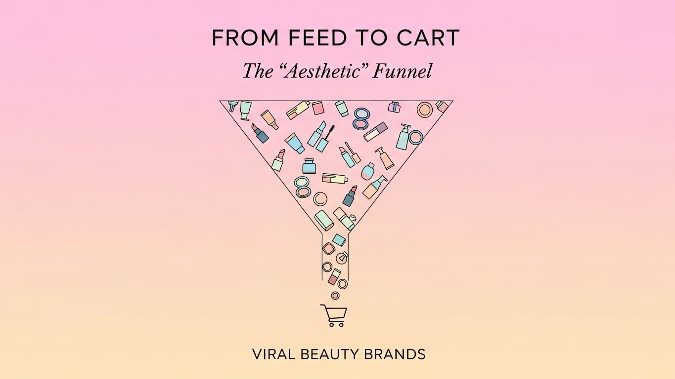From Feed to Cart The 'Aesthetic' Funnel for Viral Beauty Brands