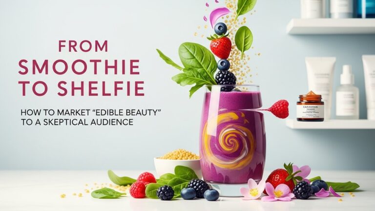 From Smoothie to Shelfie: How to Market 'Edible Beauty' to a Skeptical Audience