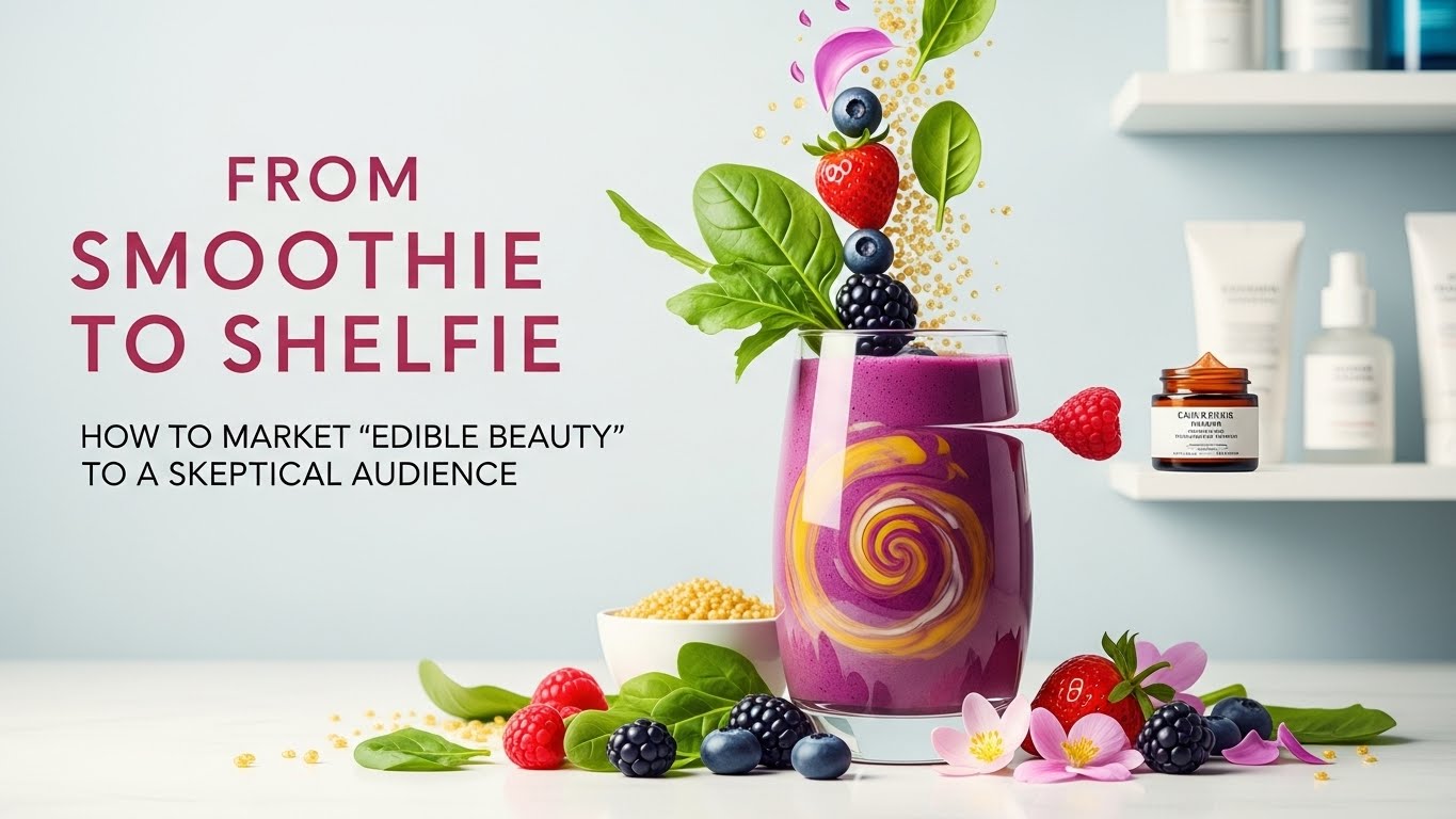 From Smoothie to Shelfie: How to Market 'Edible Beauty' to a Skeptical Audience