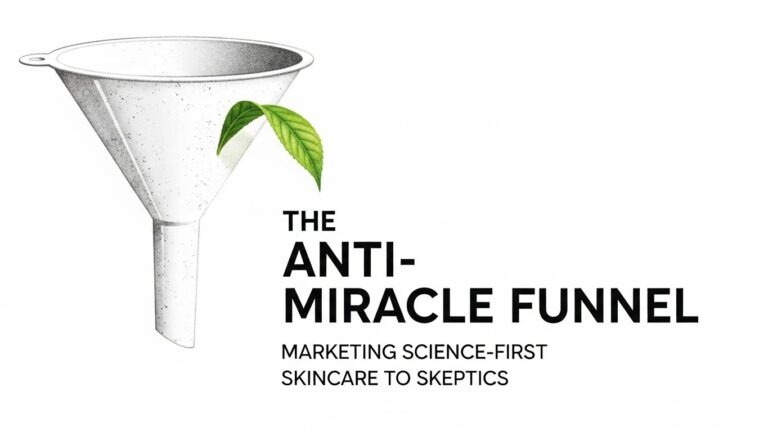 The Anti-Miracle Funnel: Marketing Science-First Skincare to Skeptics