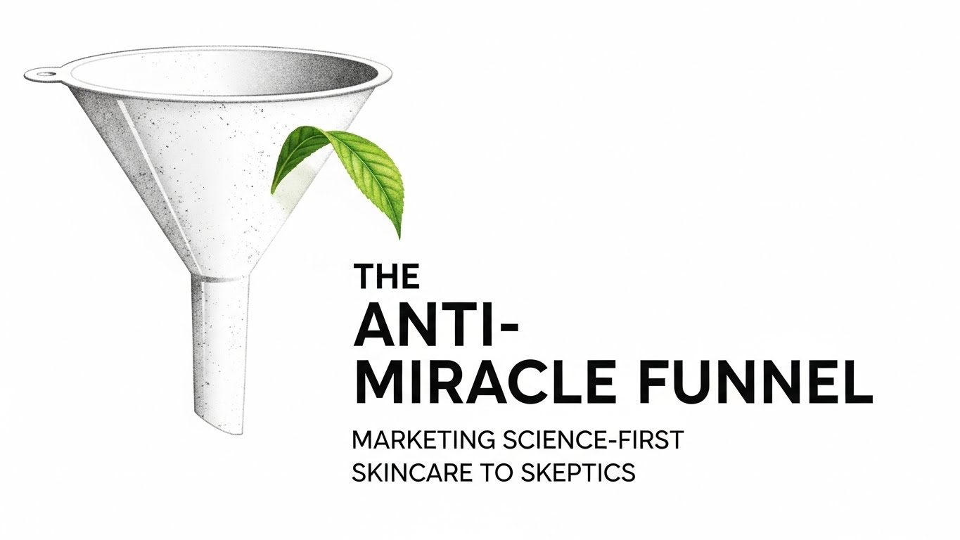 The Anti-Miracle Funnel: Marketing Science-First Skincare to Skeptics
