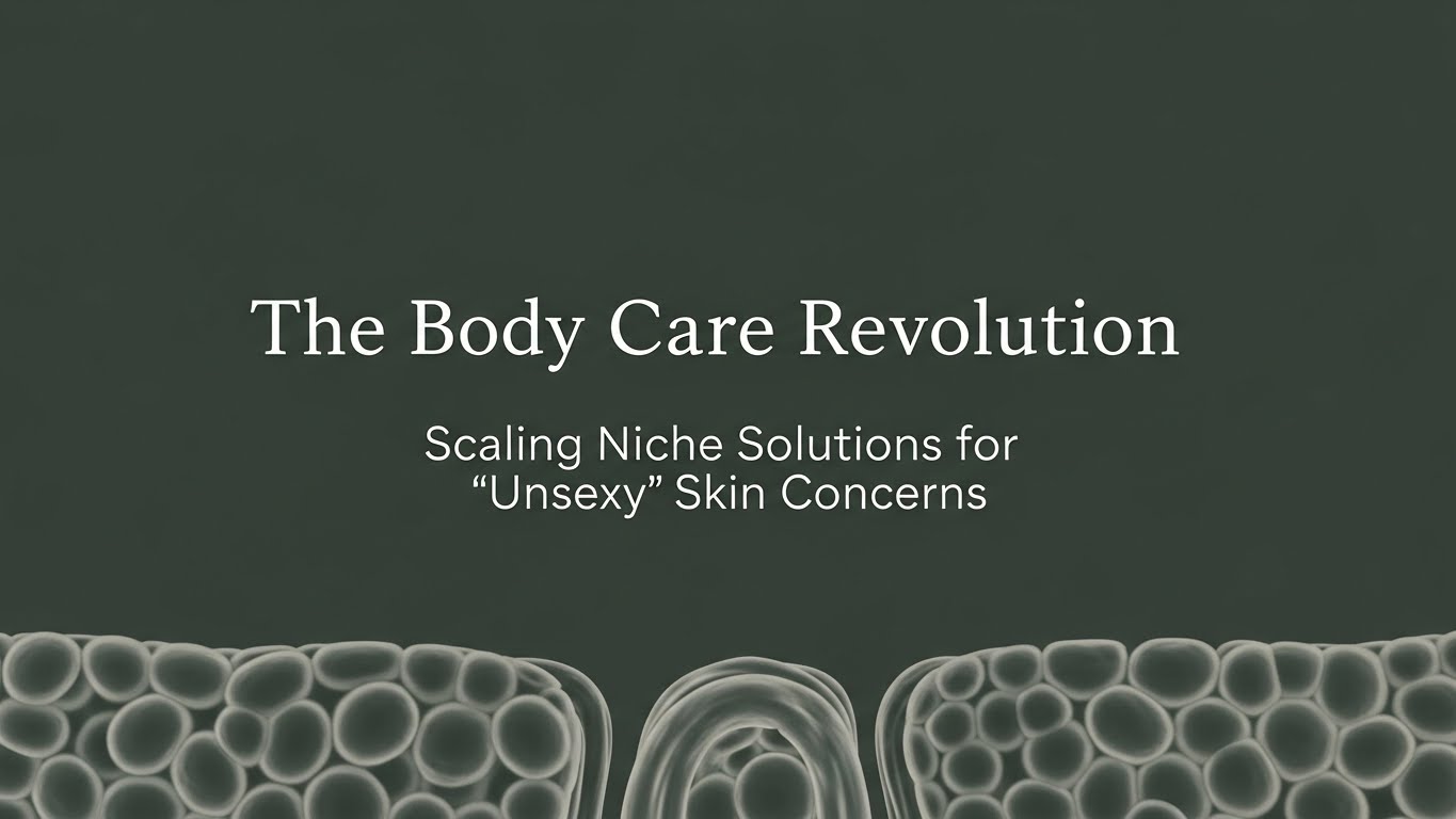 The Body Care Revolution: Scaling Niche Solutions for 'Unsexy' Skin Concerns