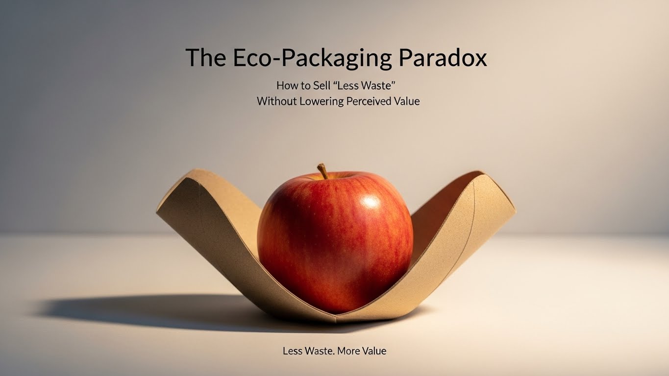 The Eco-Packaging Paradox: How to Sell 'Less Waste' Without Lowering Perceived Value