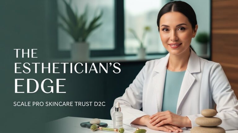 The Esthetician's Edge How to Scale Professional Skincare Trust in a D2C World