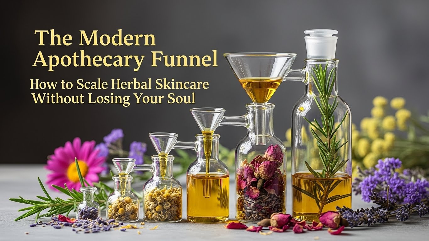 The Modern Apothecary Funnel: How to Scale Herbal Skincare Without Losing Your Soul