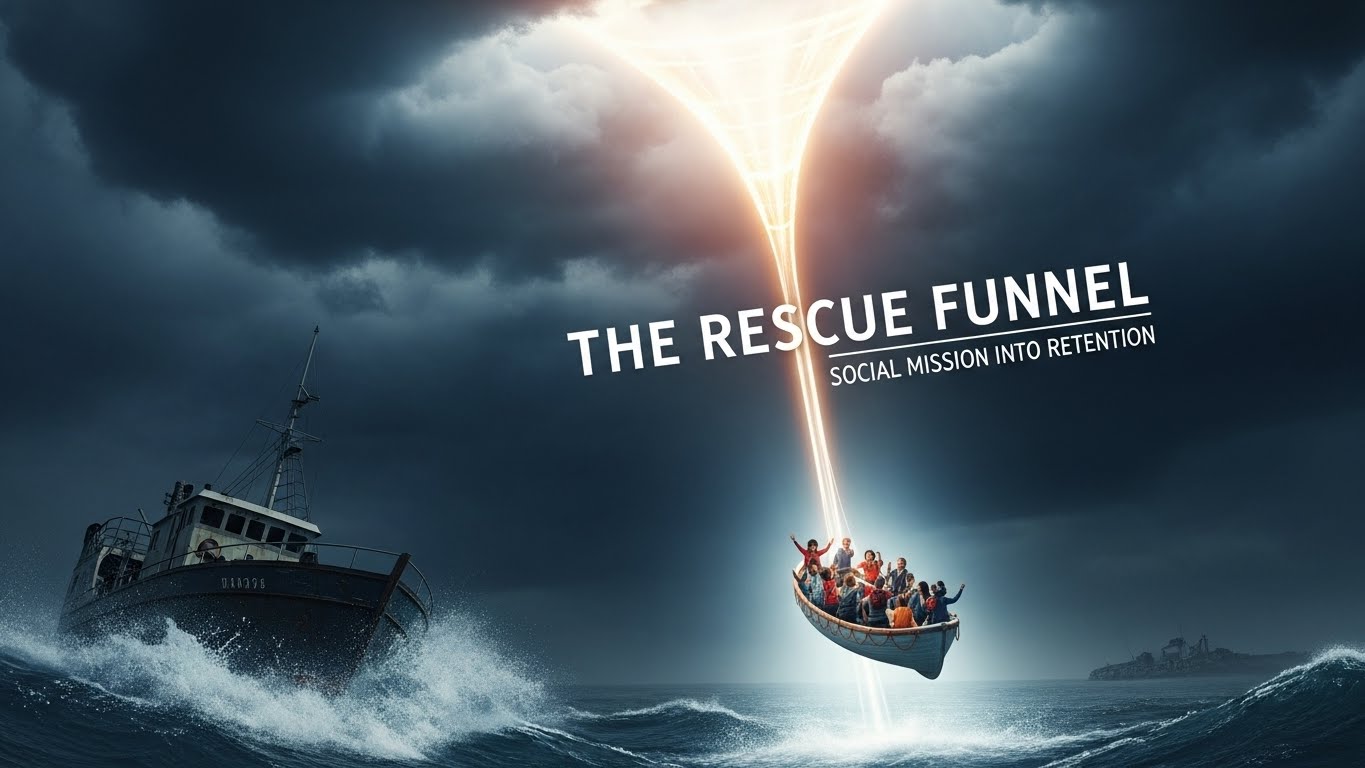 The Rescue Funnel: How to Turn Social Mission Into a High-Converting Retention Loop