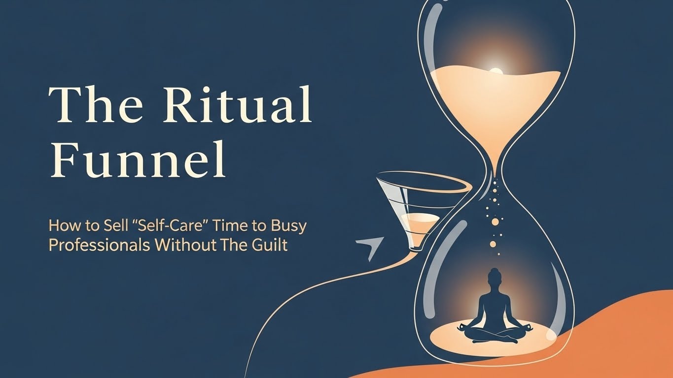The Ritual Funnel: How to Sell 'Self-Care' Time to Busy Professionals Without the Guilt