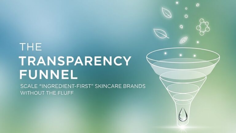 The Transparency Funnel: How to Scale 'Ingredient-First' Skincare Brands Without the Fluff