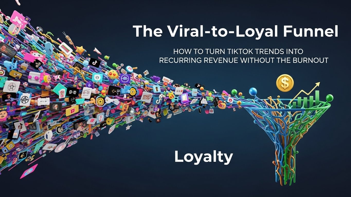 The Viral-to-Loyal Funnel: How to Turn TikTok Trends Into Recurring Revenue Without the Burnout