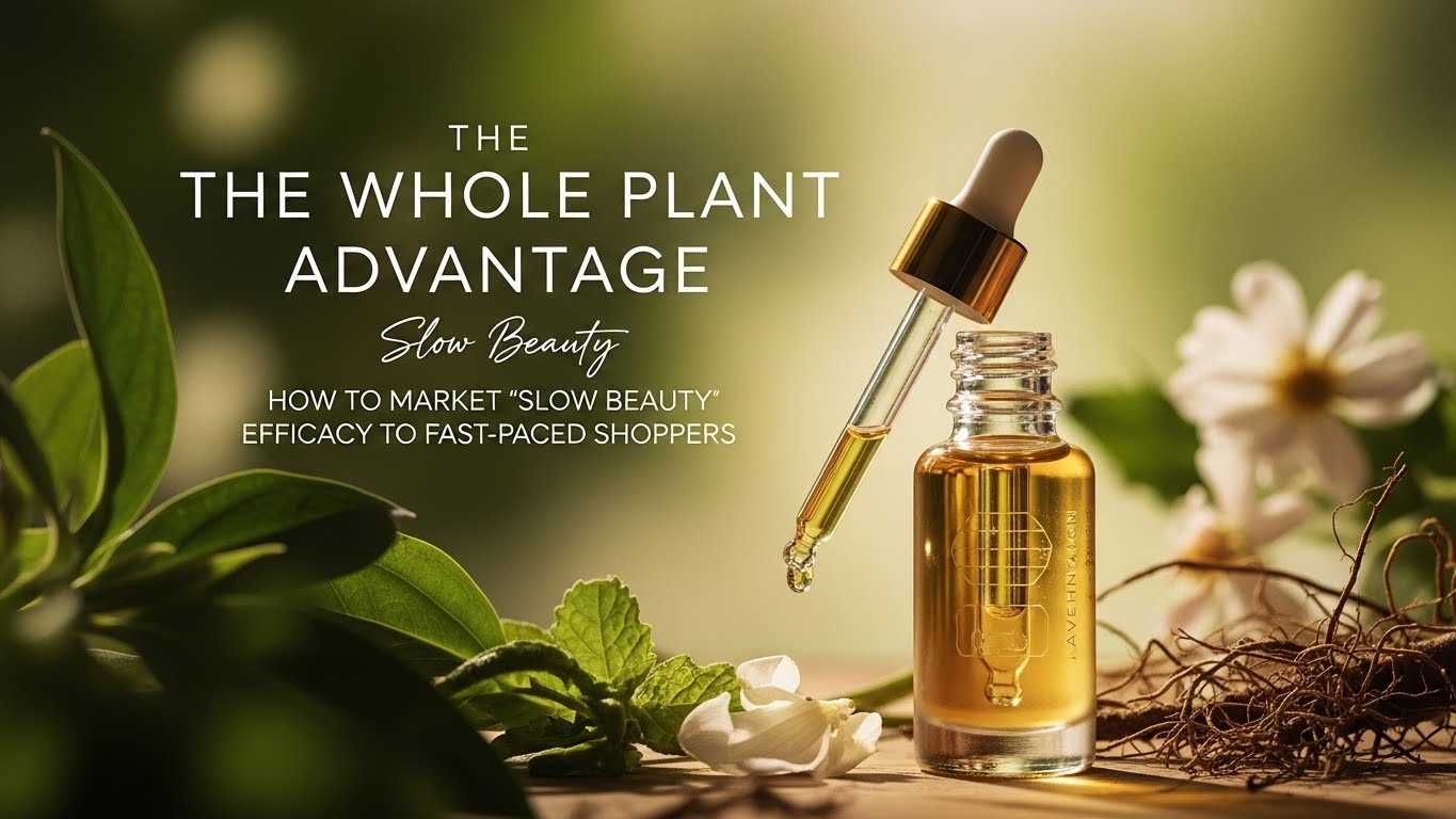 The Whole Plant Advantage: How to Market 'Slow Beauty' Efficacy to Fast-Paced Shoppers