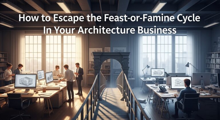 How to Escape the Feast-or-Famine Cycle in Your Architecture Business