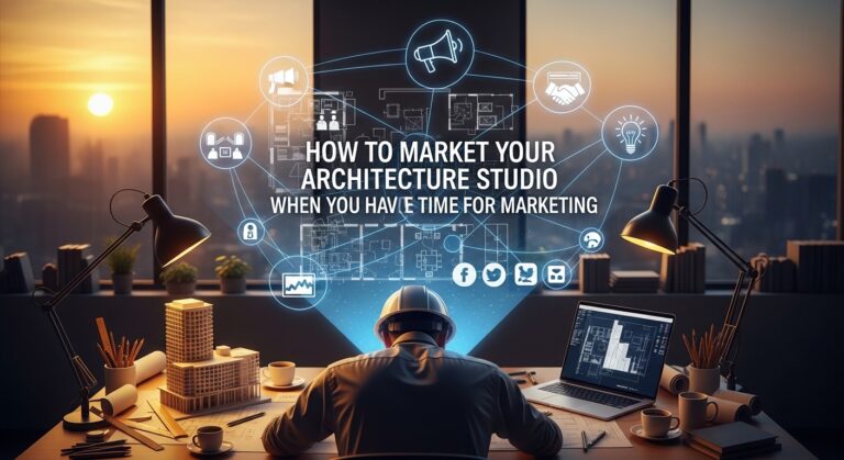 How to Market Your Architecture Studio When You Have No Time for Marketing