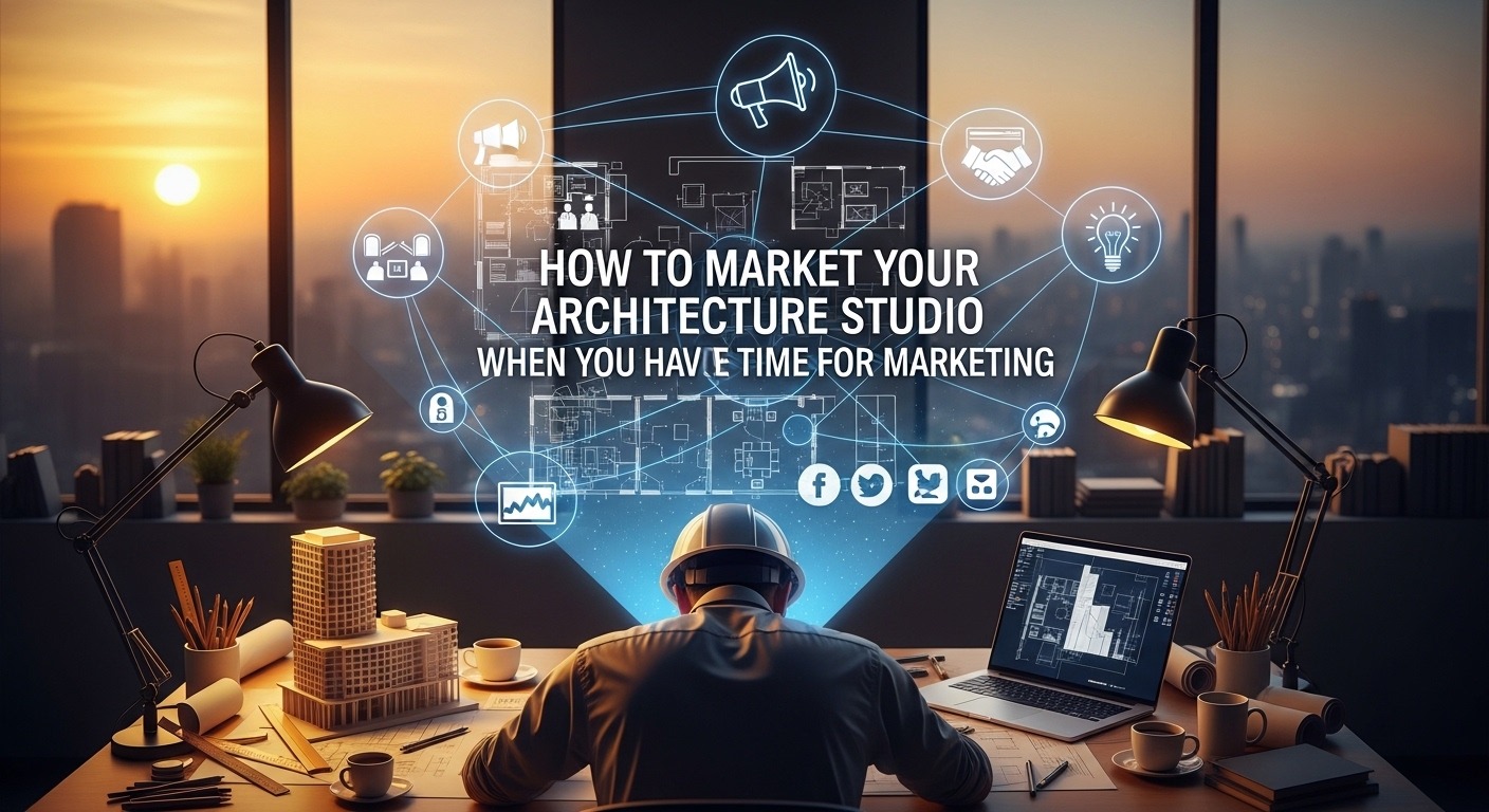 How to Market Your Architecture Studio When You Have No Time for Marketing