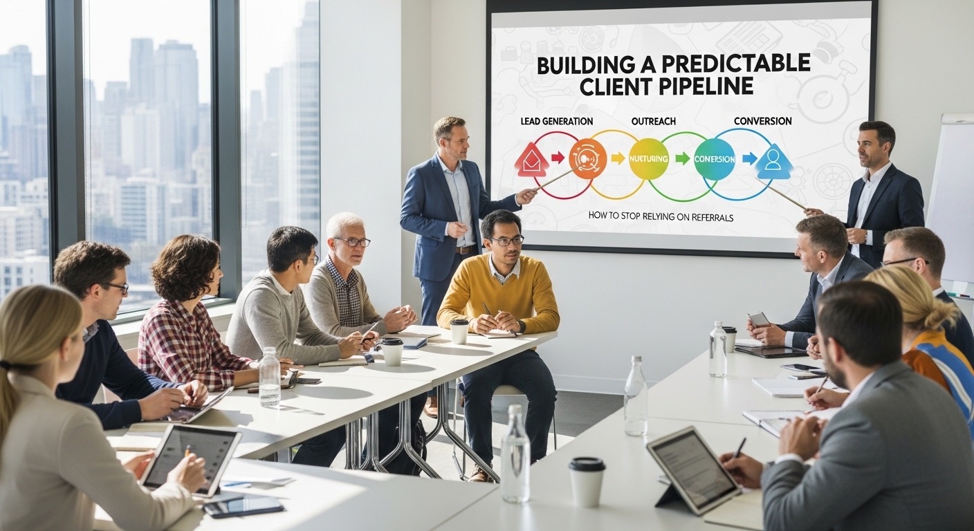How to Stop Relying on Referrals and Build a Predictable Client Pipeline