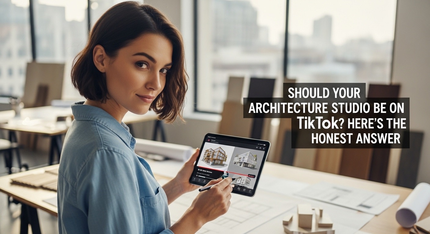 Should Your Architecture Studio Be on TikTok? Here's the Honest Answer