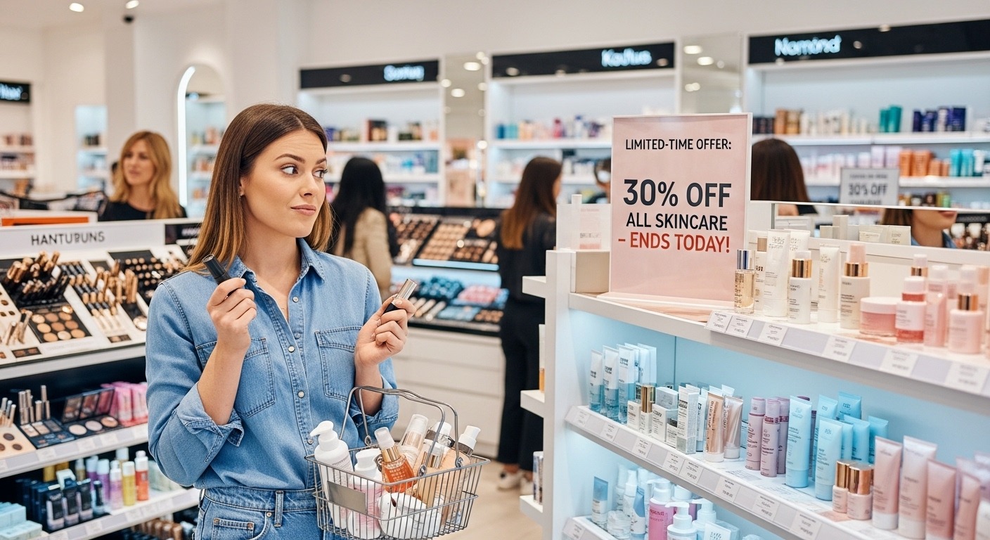 How to Use Temporal Discounting Psychology to Increase Sales in Your Cosmetics Store During Promotional Periods.