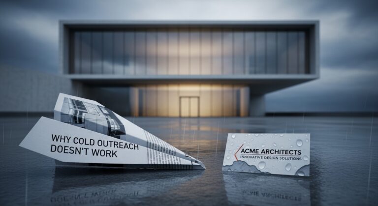 Why Cold Outreach Doesn't Work for Architecture Firms