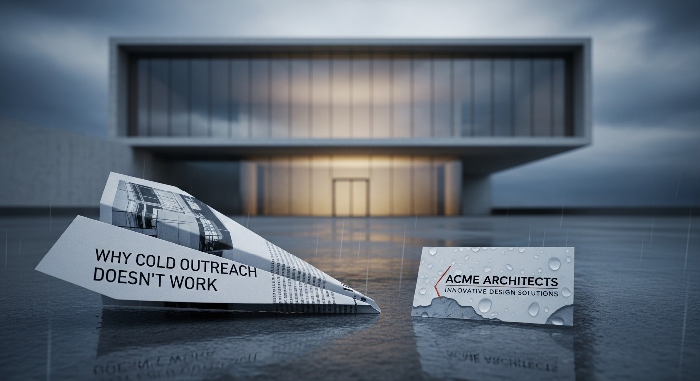 Why Cold Outreach Doesn't Work for Architecture Firms