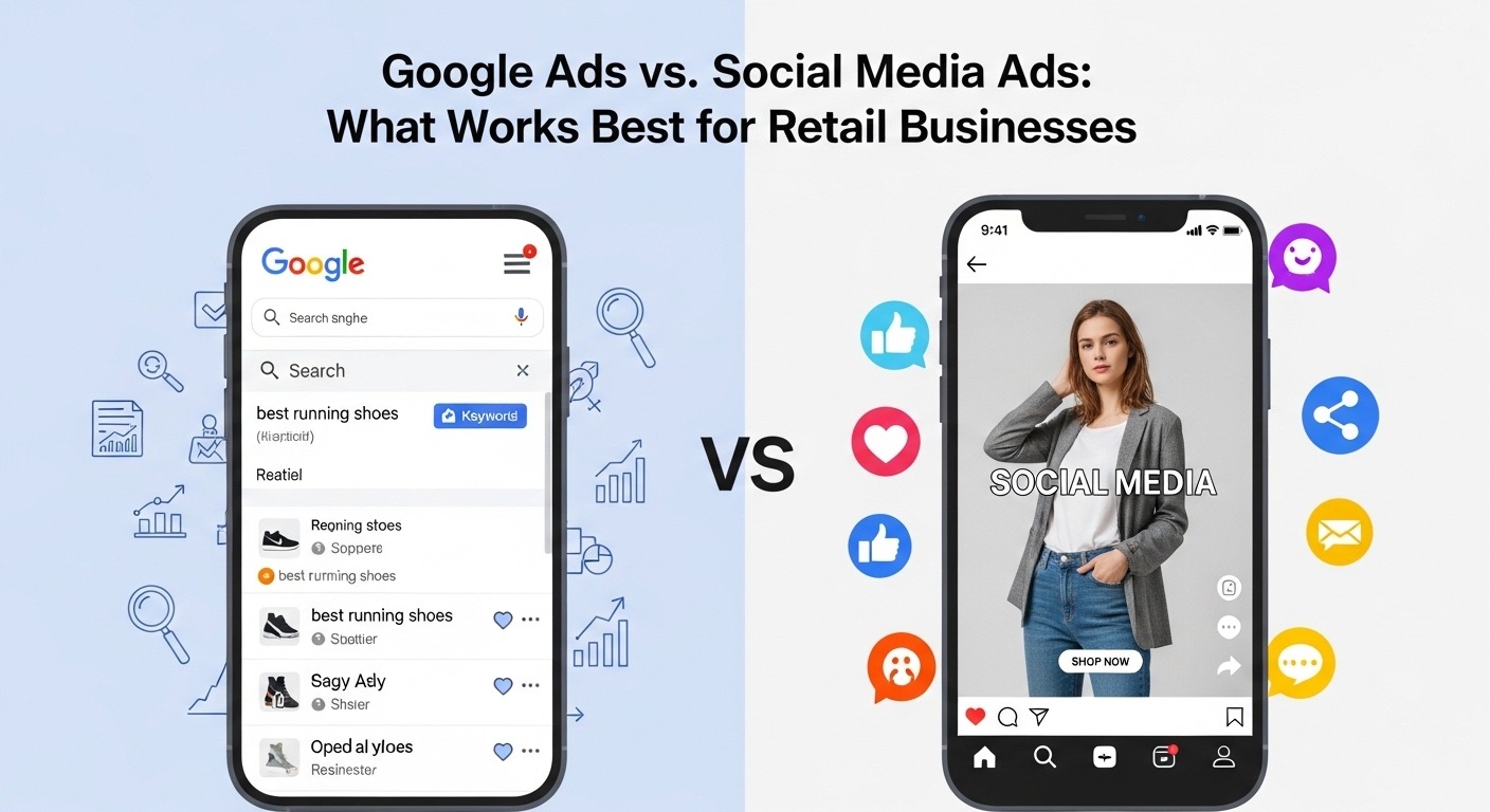 Google Ads vs. Social Media Ads: What Works Best for Retail Businesses