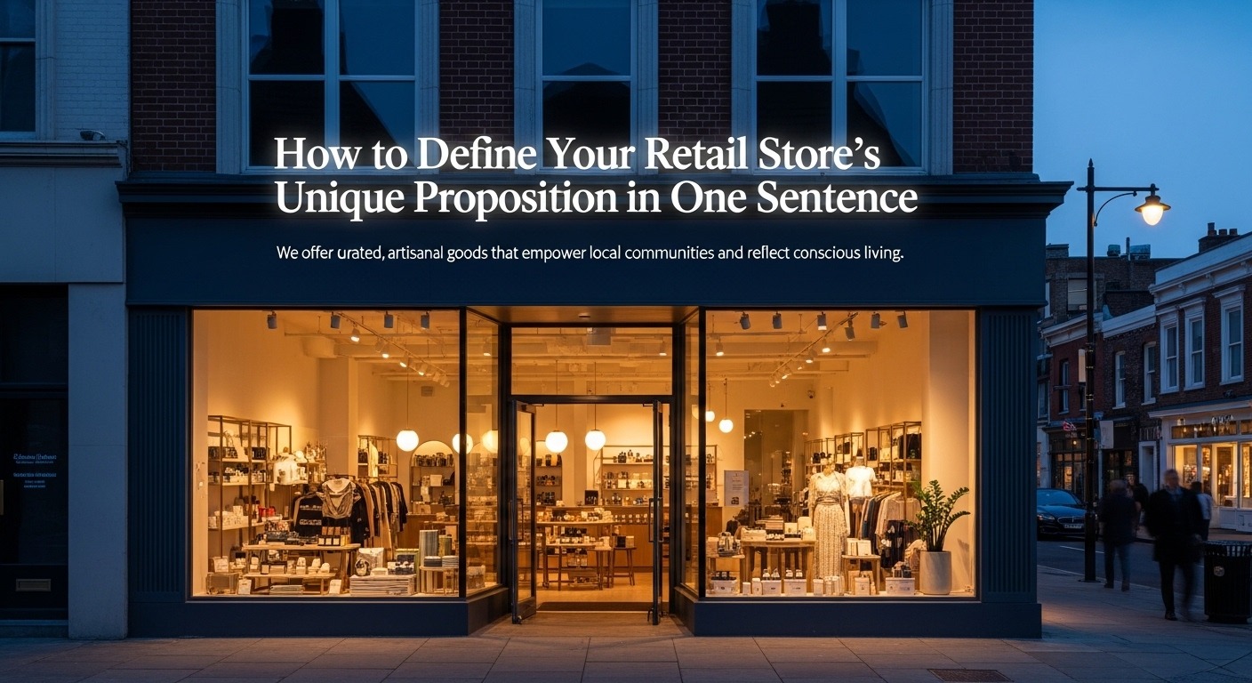 How to Define Your Retail Store's Unique Value Proposition in One Sentence
