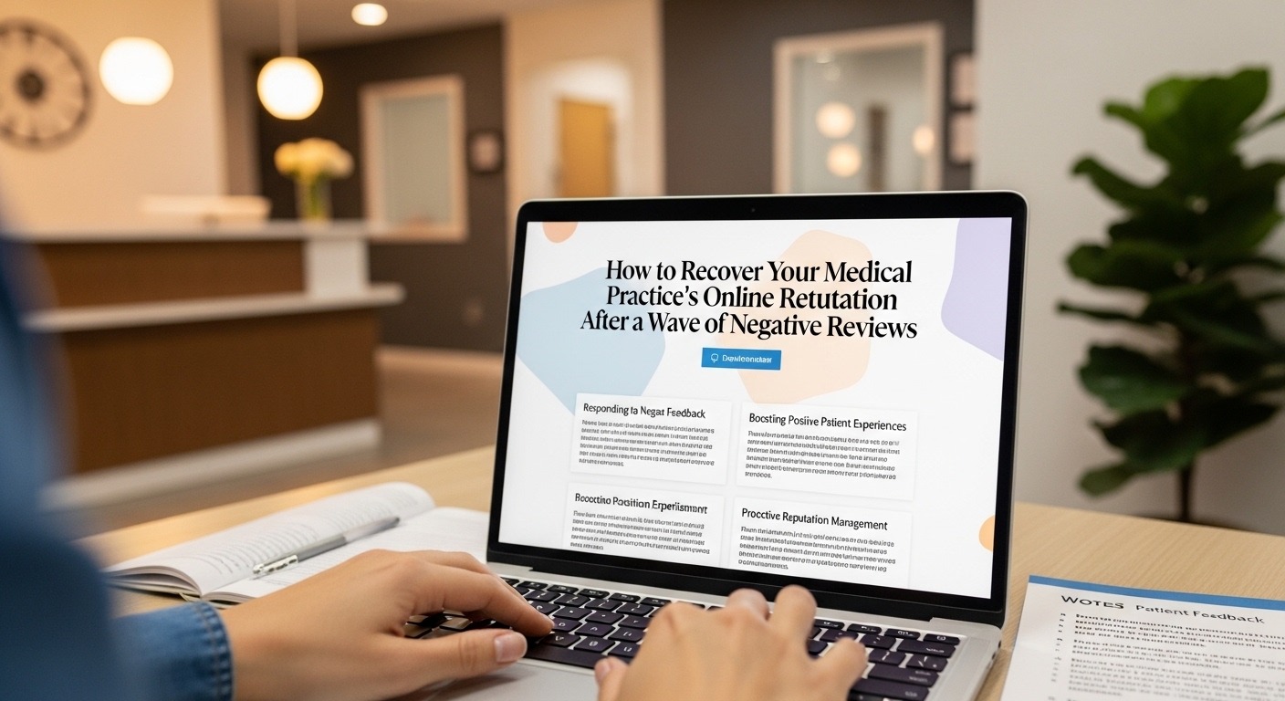 How to Recover Your Medical Practice's Online Reputation After a Wave of Negative Reviews
