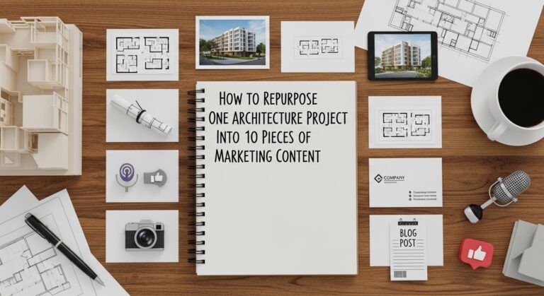 How to Repurpose One Architecture Project Into 10 Pieces of Marketing Content