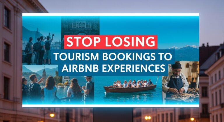 How to Stop Losing Tourism Bookings to Airbnb Experiences and Large Travel Platforms