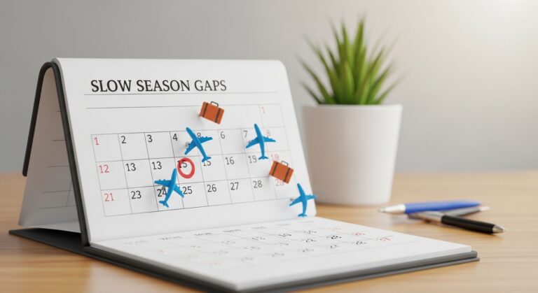 How to Use Email Marketing to Fill Slow Season Gaps in Your Tourism Booking Calendar