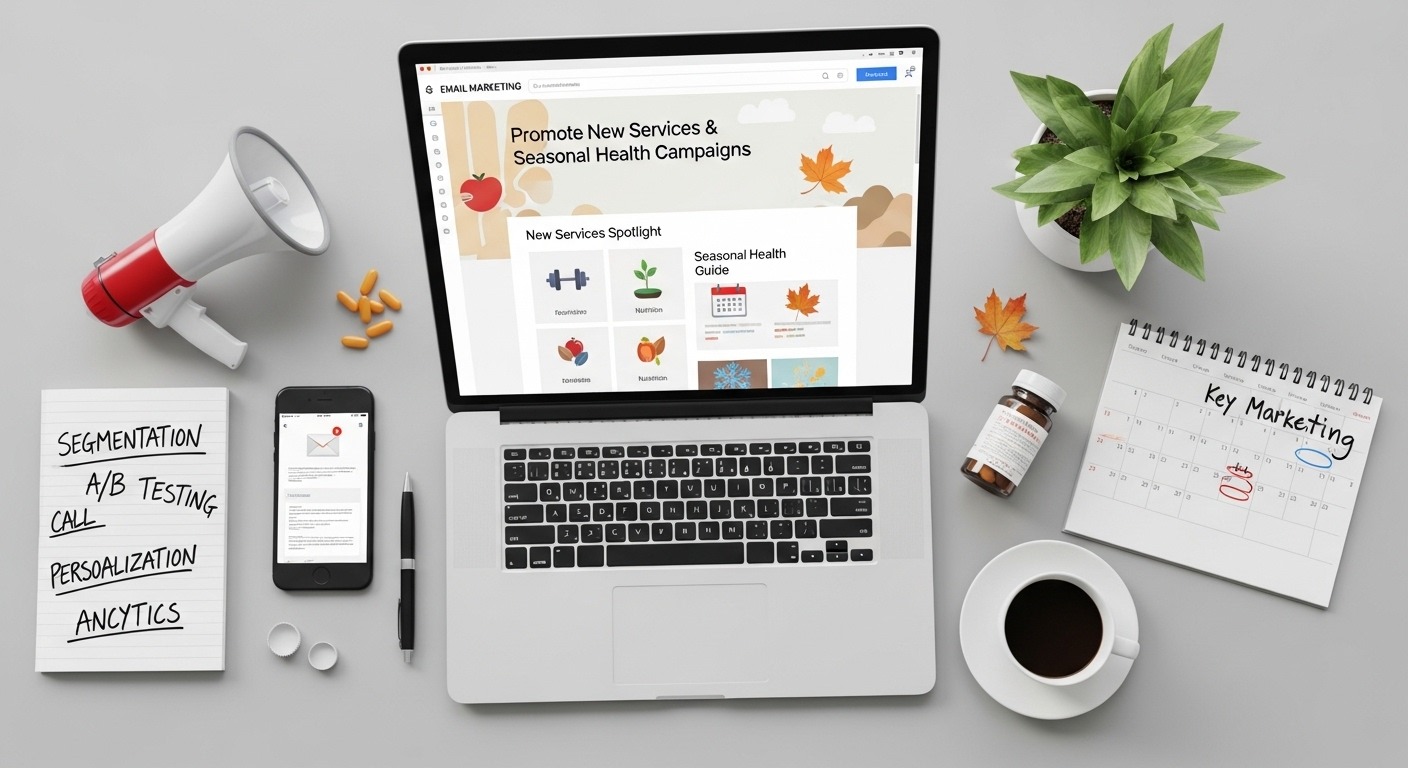 How to Use Email Marketing to Promote New Services and Seasonal Health Campaigns