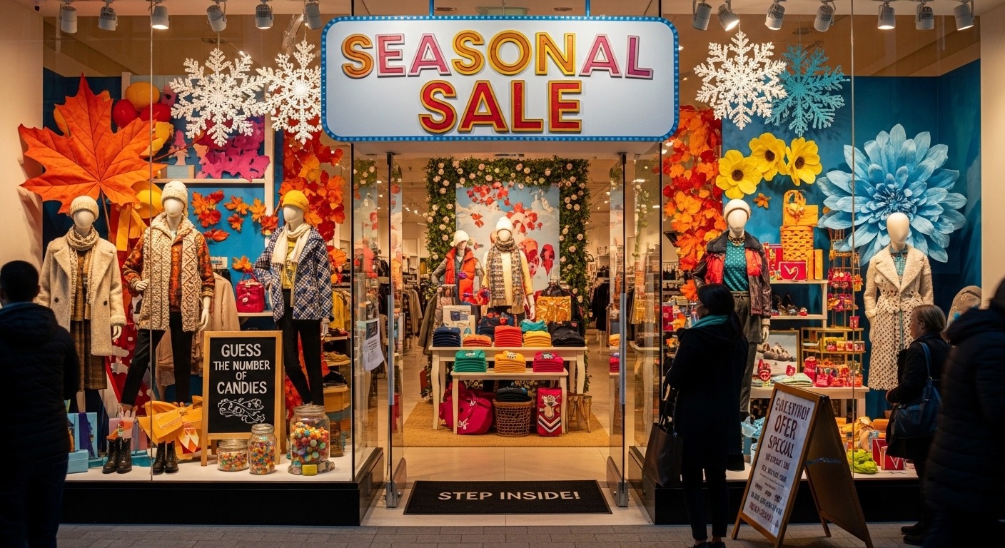 How to Use Seasonal Store Displays to Drive More Traffic and Excitement