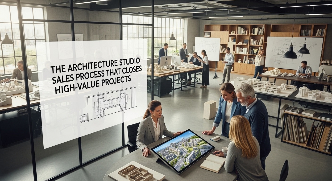 The Architecture Studio Sales Process That Closes High-Value Projects