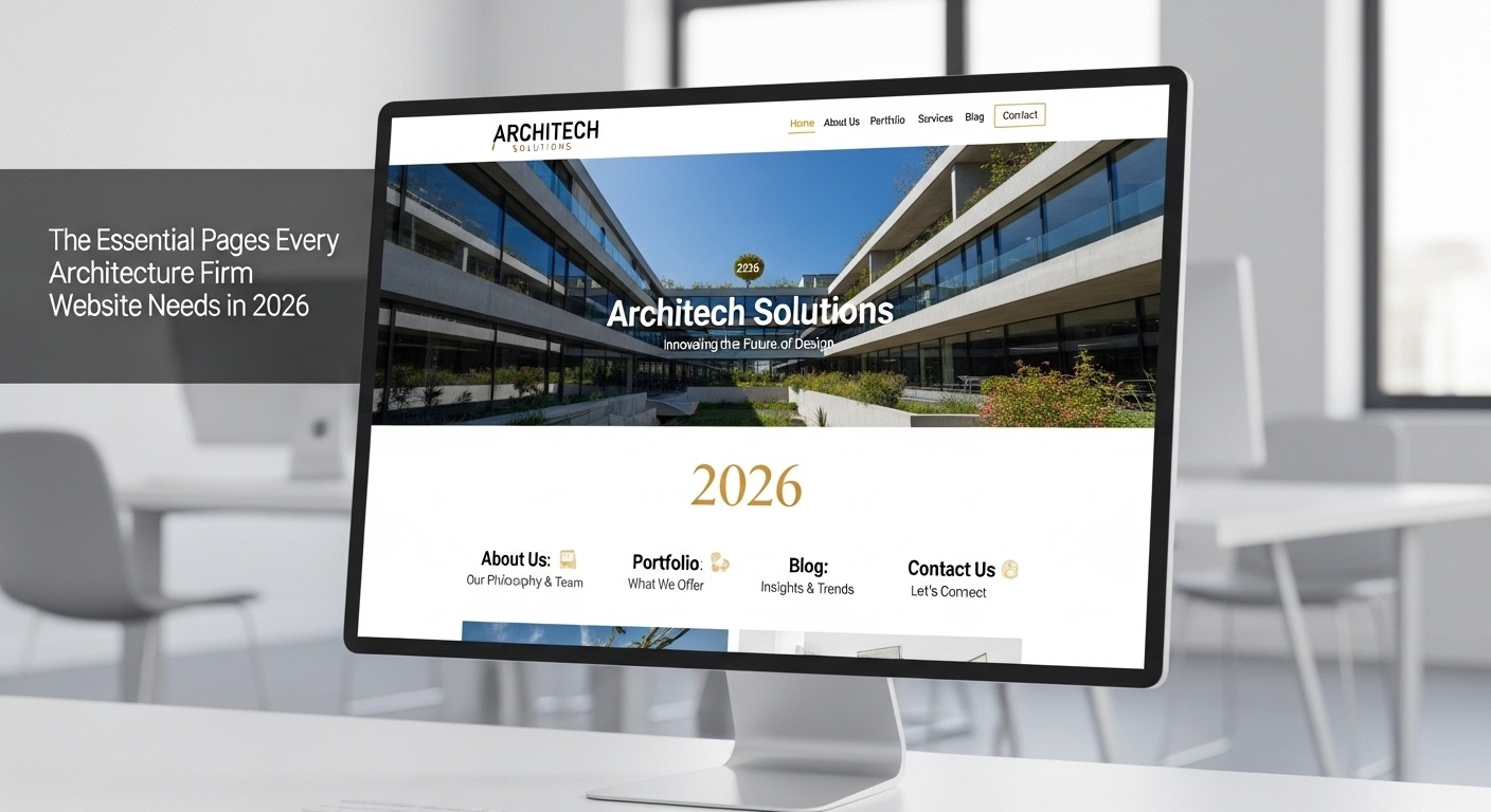 The Essential Pages Every Architecture Firm Website Needs in 2026.