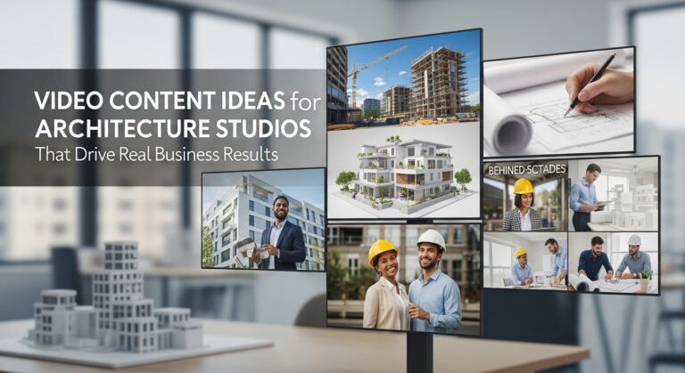 Video Content Ideas for Architecture Studios That Drive Real Business Results