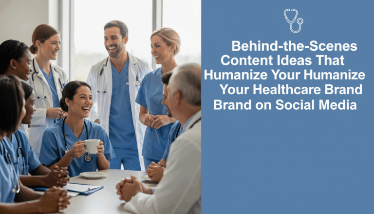 Behind-the-Scenes Content Ideas That Humanize Your Healthcare Brand on Social Media