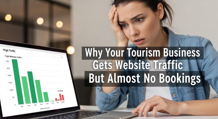 Why Your Tourism Business Gets Website Traffic But Almost No Bookings