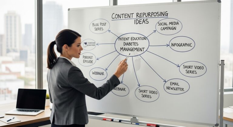 How to Repurpose One Patient Education Topic of Healthcare Marketing Content