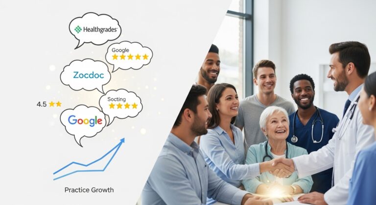 How Patient Reviews on Healthgrades, Zocdoc, and Google Impact Your Practice Growth