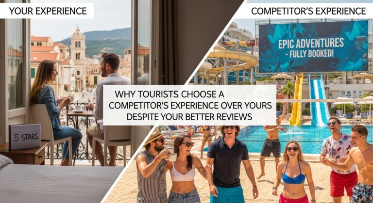 Why Tourists Choose a Competitor's Experience Over Yours Despite Your Better Reviews