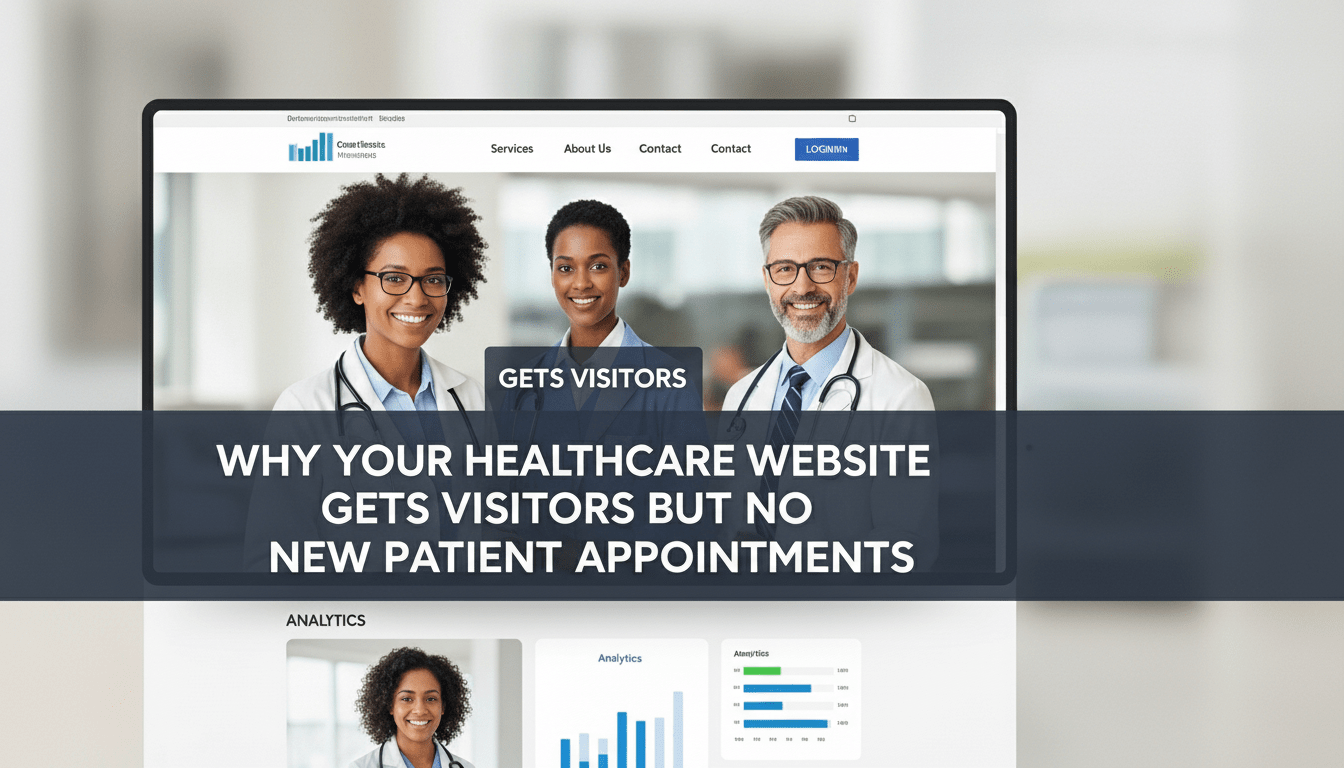 Why Your Healthcare Website Gets Visitors But No New Patient Appointments
