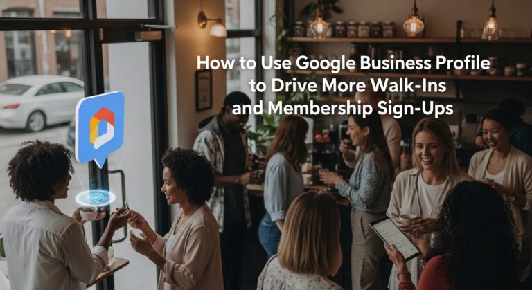 How to Use Google Business Profile to Drive More Walk-Ins and Membership Sign-Ups
